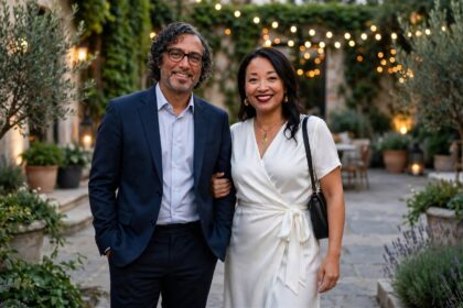 who is david olusoga wife